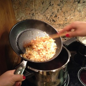 Add Cooked Onions & Garlic